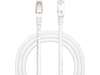 Nätverkskabel CAT6e 0,5m (vit) Nätverkskablar