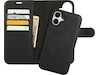 iiglo iPhone 16 Plus 2-i-1 Plånboksfodral (svart) Skydd
