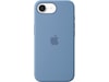 iPhone 16e Silikonskal (vinterblå) Skydd