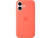 Apple iPhone 16 Silikonskal (mandarin) Skydd