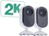 Arlo Essential 2 2K övervakningskamera 2-pack Övervakningskamera