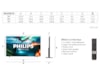 Philips 75" MLED810/12 QD Smart MiniLed TV (2025) 70 - 79 tums TV
