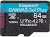 Kingston Canvas Go! Plus microSD 64GB Minneskort