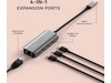 Satechi 4-in-1 USB-C och Ethernet docking (rymdgrå) -B-Grade Demo övrigt i datorer