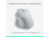 Logitech MX Master 4 Trådlös Ergonomisk Mus (ljusgrå) Mus