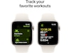 Apple Watch SE 44mm GPS Aluminium (stjärnglans) -B-Grade Demo watches