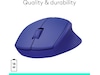 Logitech M330 Silent Plus Trådlös Blå Mus