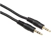 Minijack kabel 3m (svart) HiFi- och högtalarkablar