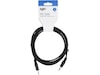 Minijack kabel 3m (svart) HiFi- och högtalarkablar