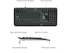 Logitech MK540 Advanced Combo Trådlös Mus & tangentbord -combo-paket