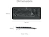 Logitech MK540 Advanced Combo Trådlös Mus & tangentbord -combo-paket