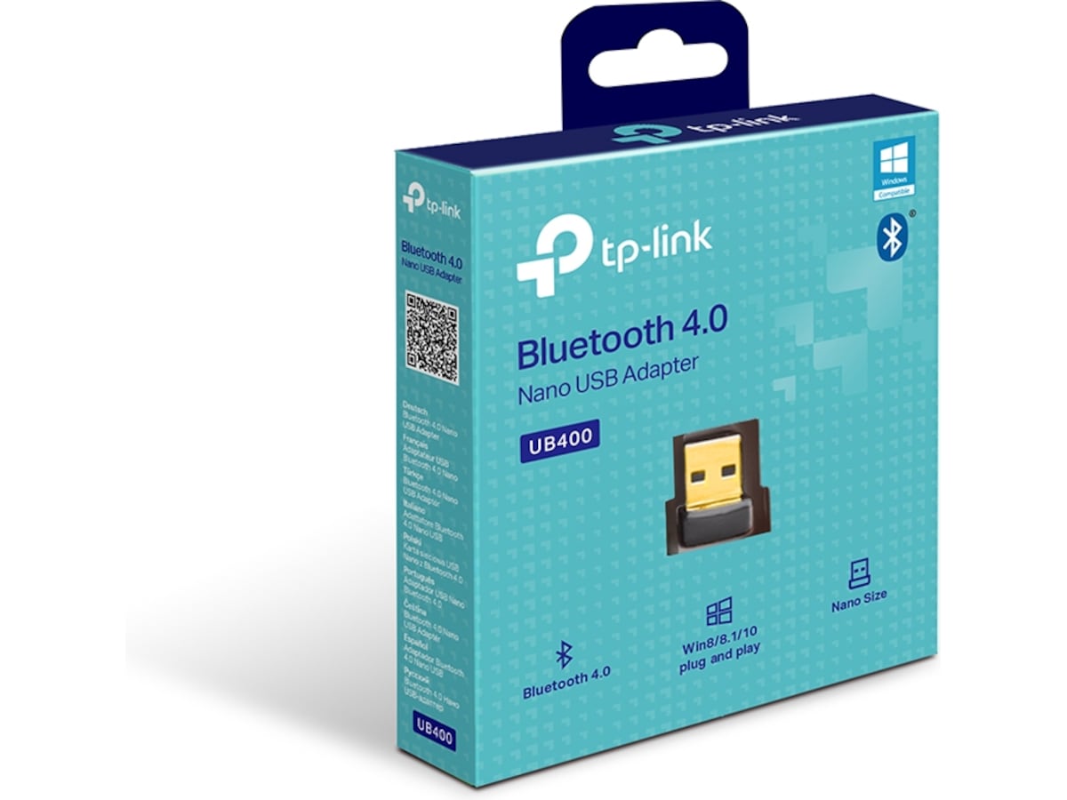 TP-Link UB400 Bluetooth 4.0 Adapter Nano (svart) Nätverkskort