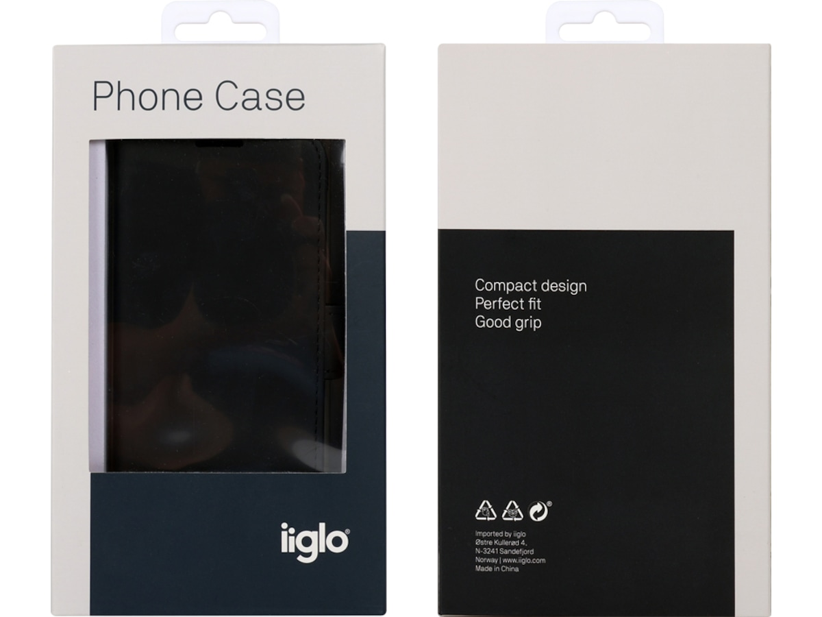 iiglo iPhone 11 Plånboksfodral (svart) Skydd