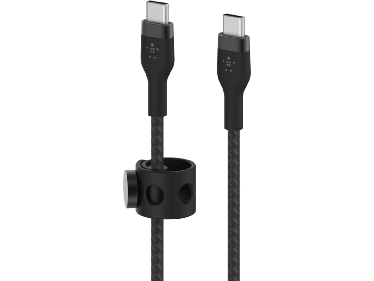 Belkin USB-C till USB-C kabel 1m (svart) USB-kablar