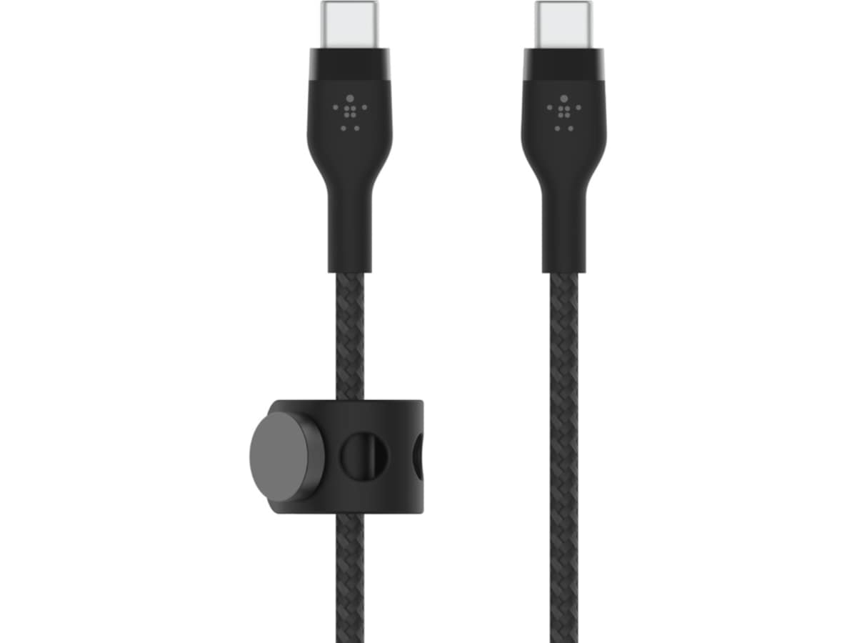 Belkin USB-C till USB-C kabel 1m (svart) USB-kablar