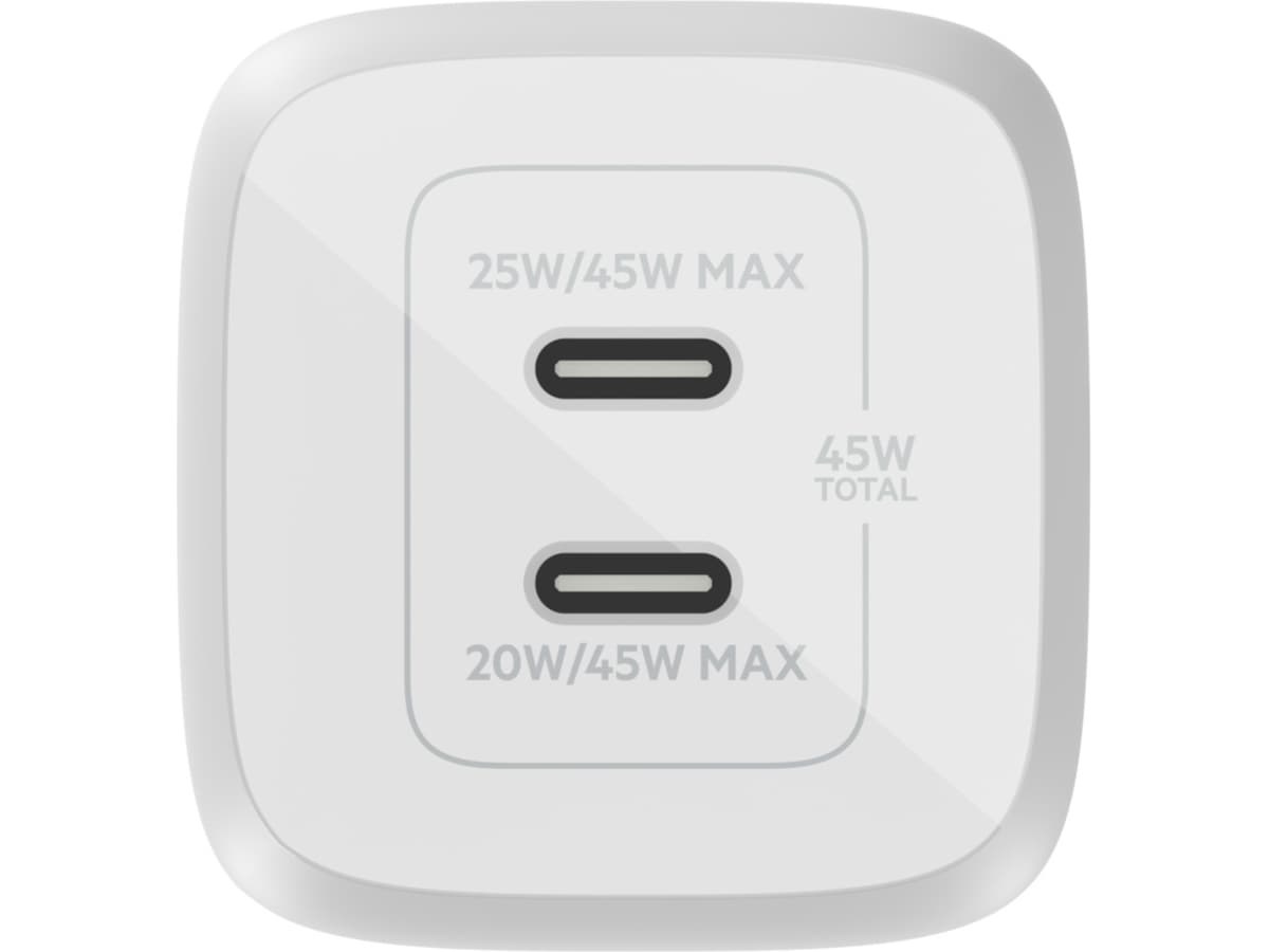 Belkin BOOST CHARGE 45W Väggladdare (vit) Mobilladdare