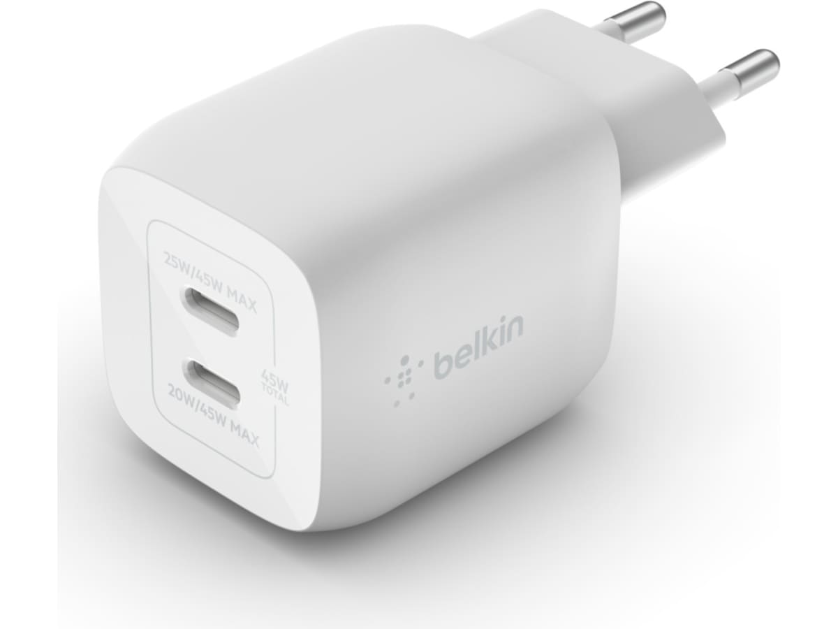 Belkin BOOST CHARGE 45W Väggladdare (vit) Mobilladdare