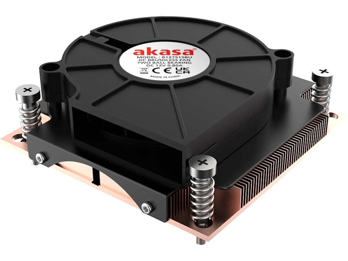 Akasa Intel Low Profile CPU Kylare CPU - Luftkylning