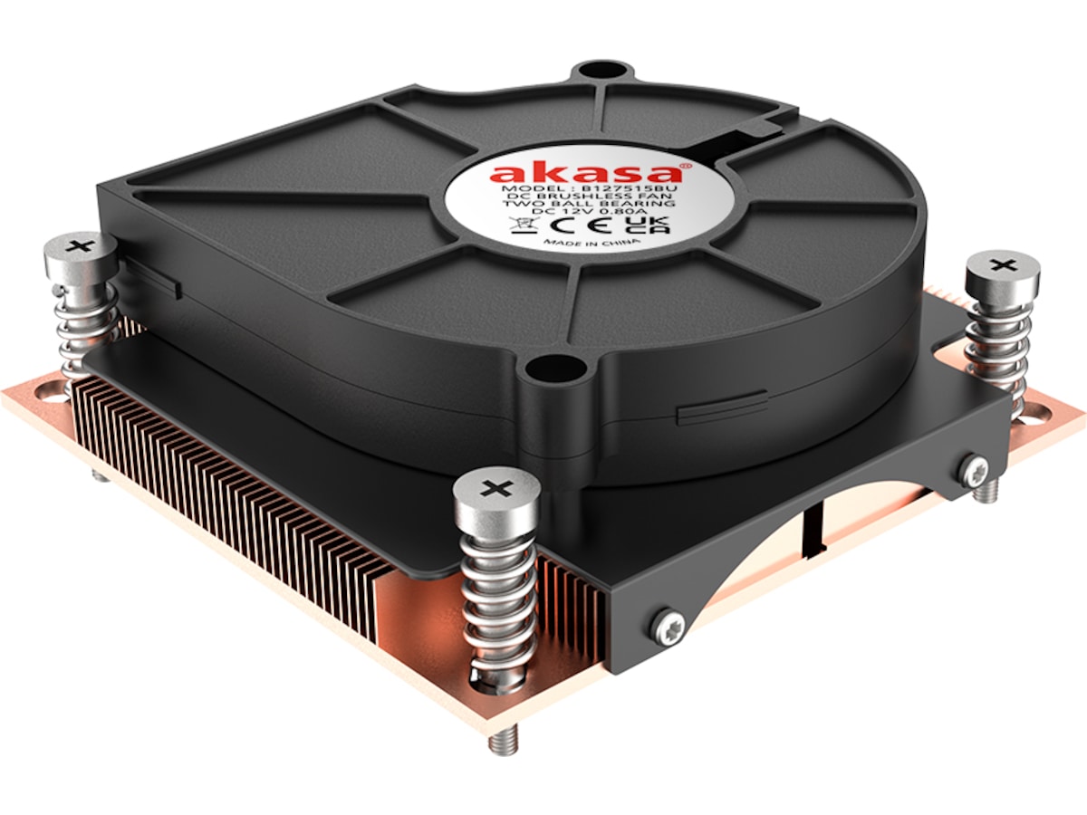 Akasa Intel Low Profile CPU Kylare CPU - Luftkylning