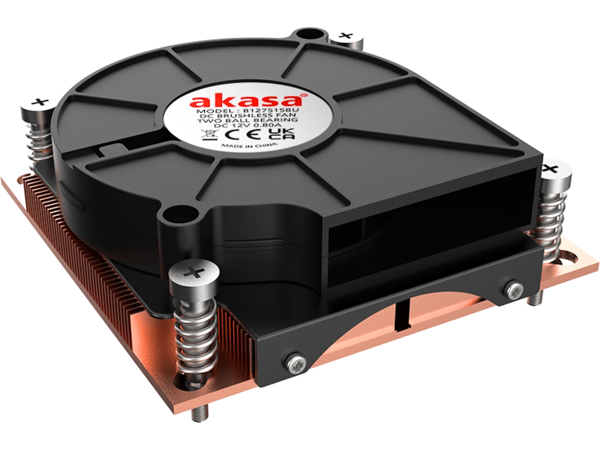 Akasa Intel Low Profile CPU Kylare CPU - Luftkylning