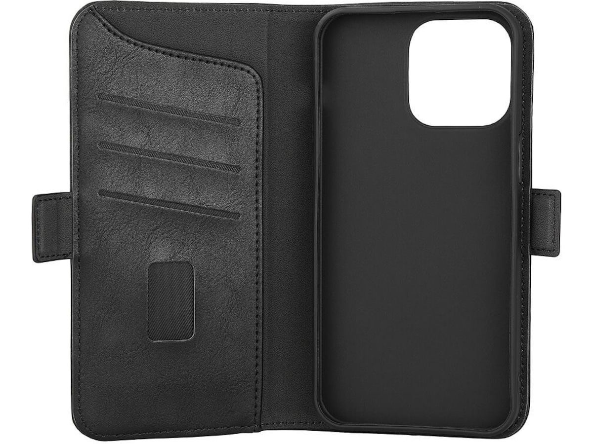 Gear iPhone 15 Pro Max Plånboksfodral (svart) Skydd