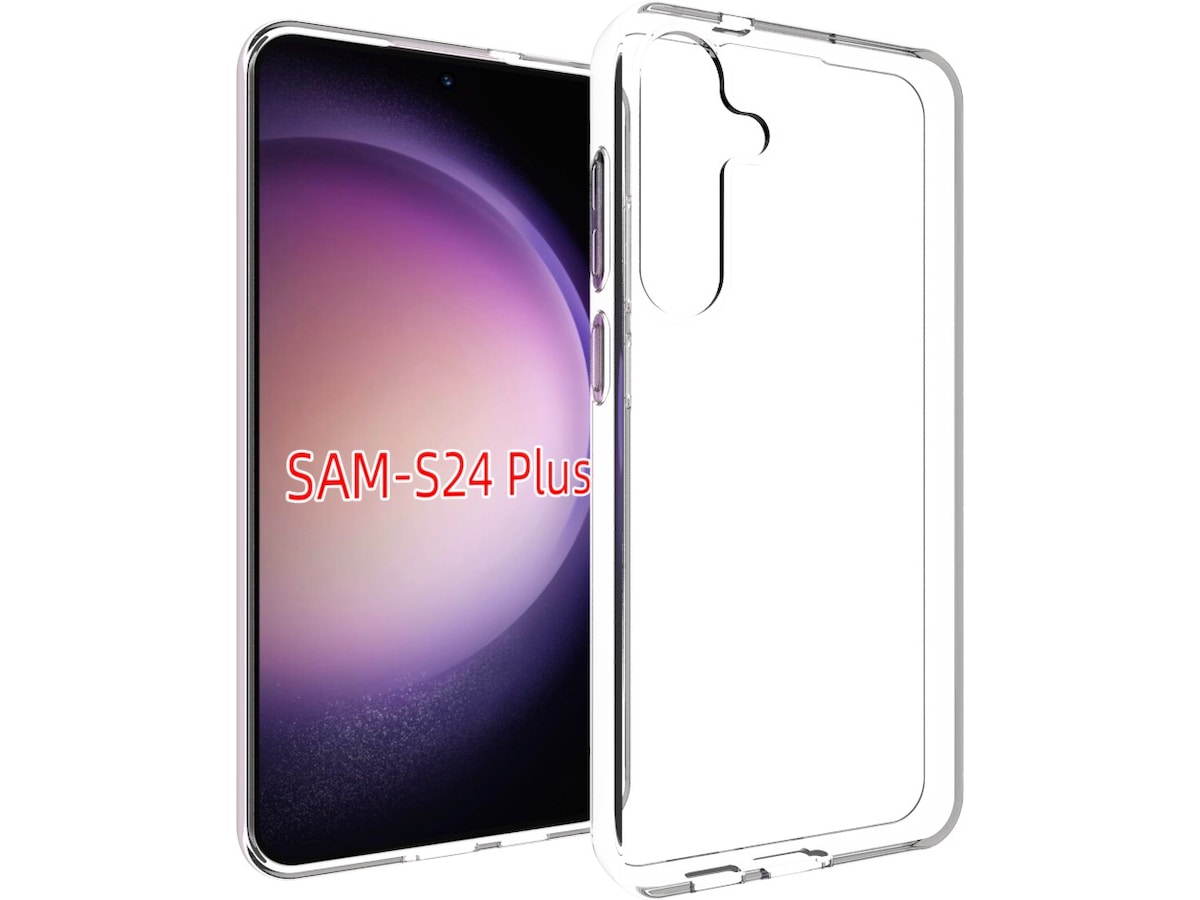 iiglo Galaxy S24+ Silikonskydd (transparent) Skydd