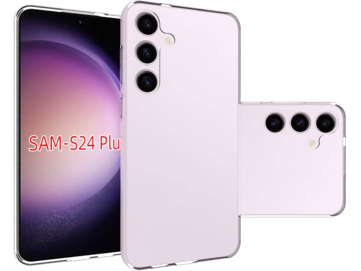 iiglo Galaxy S24+ Silikonskydd (transparent) Skydd