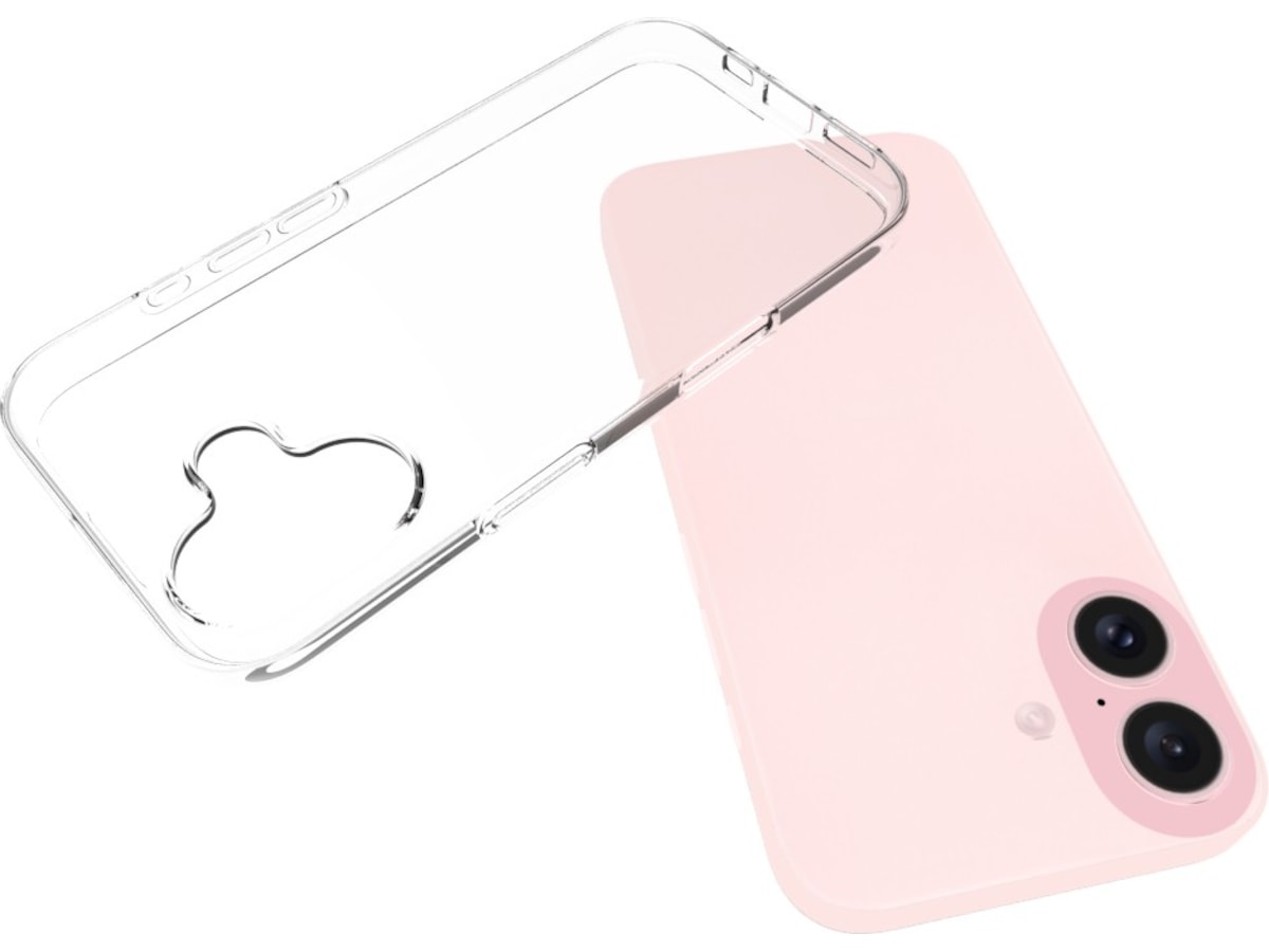 iiglo iPhone 16 Silikonskal (transparent) Skydd