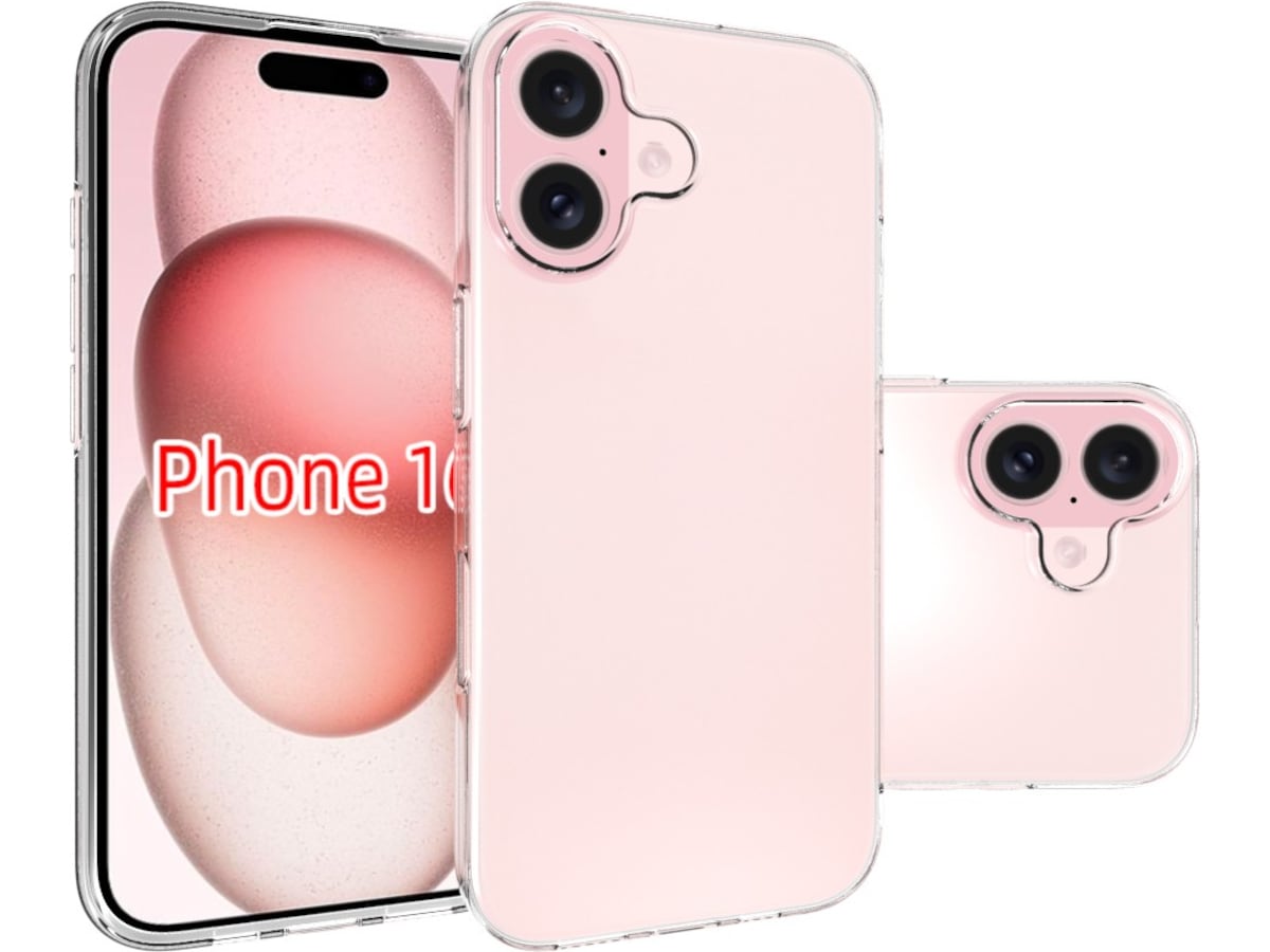 iiglo iPhone 16 Silikonskal (transparent) Skydd