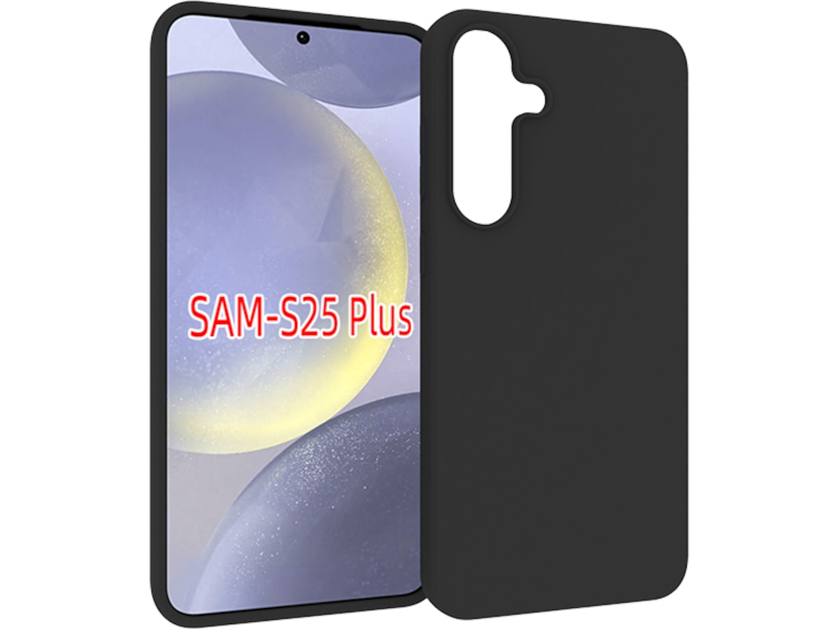 iiglo Galaxy S25+ Silikonskal (svart) Skydd