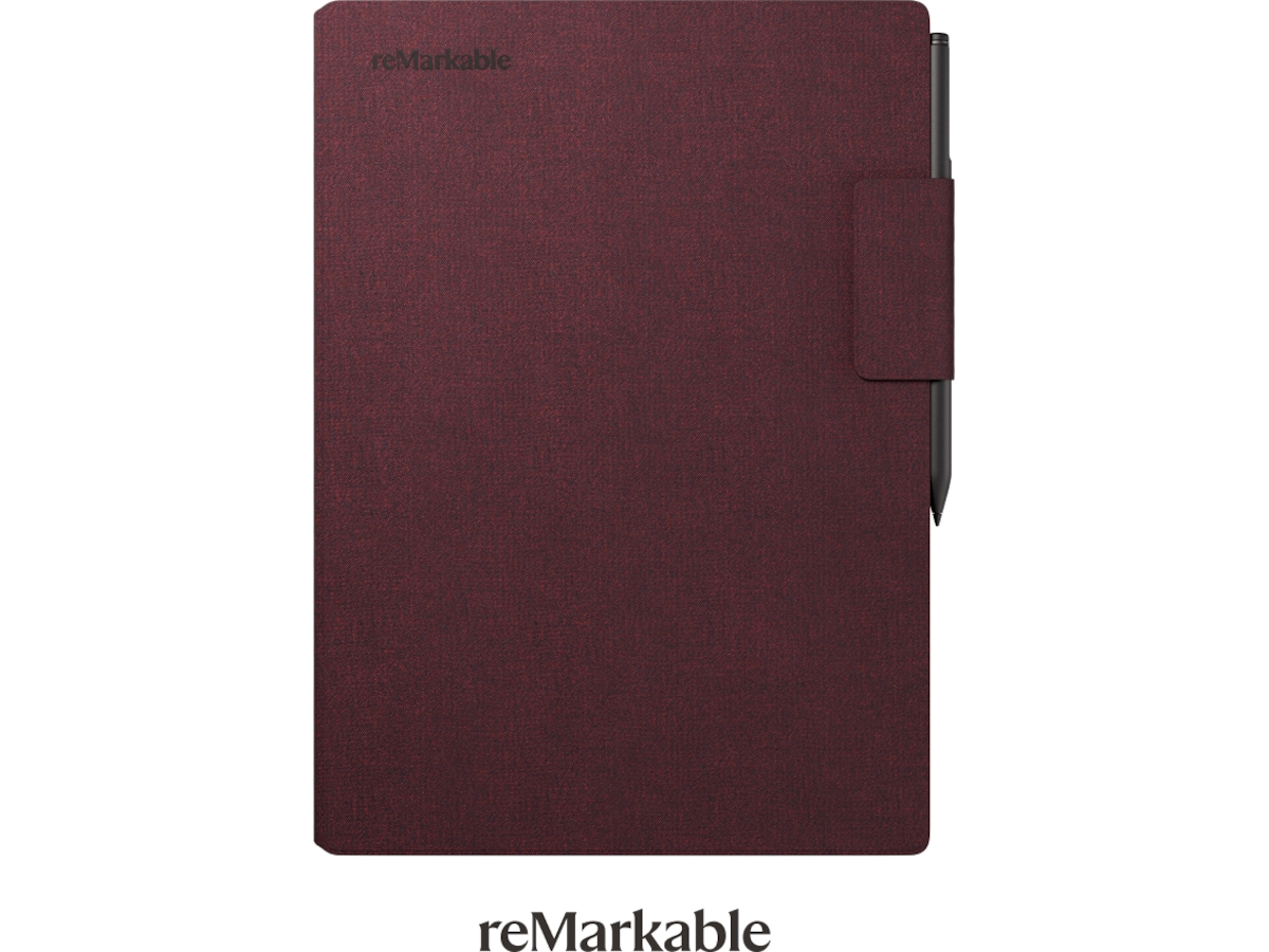 reMarkable Paper Pro Book Folio (vinröd) Digitala anteckningsblock och tillbehör