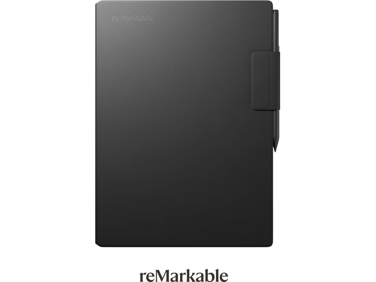 reMarkable Paper Pro 11,8" 64 GB inkl. Marker Plus och Book Folio (svart läder) Digitala anteckningsblock och tillbehör