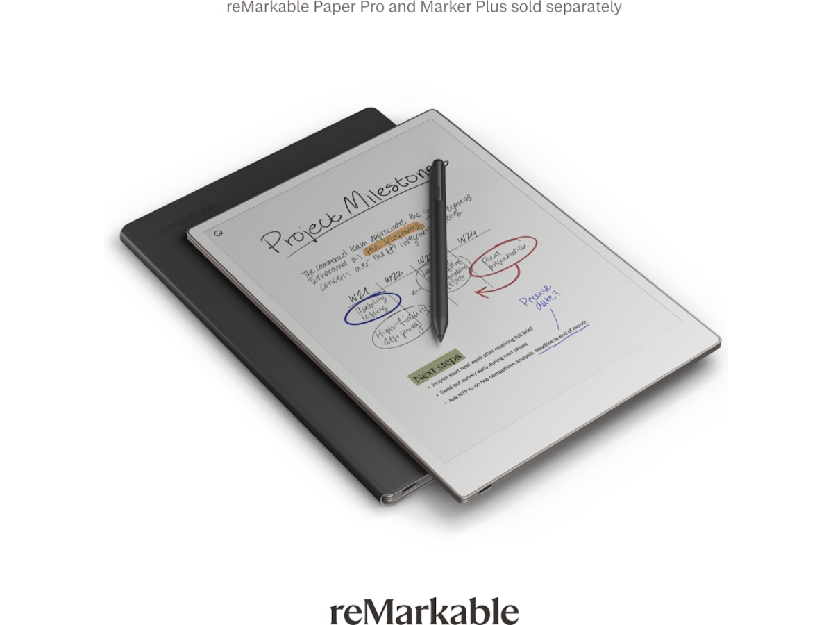 reMarkable Paper Pro Book Folio (svart) Digitala anteckningsblock och tillbehör