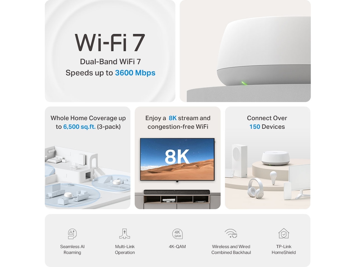 TP-Link Deco BE22 BE3600 Mesh 3-pack Router