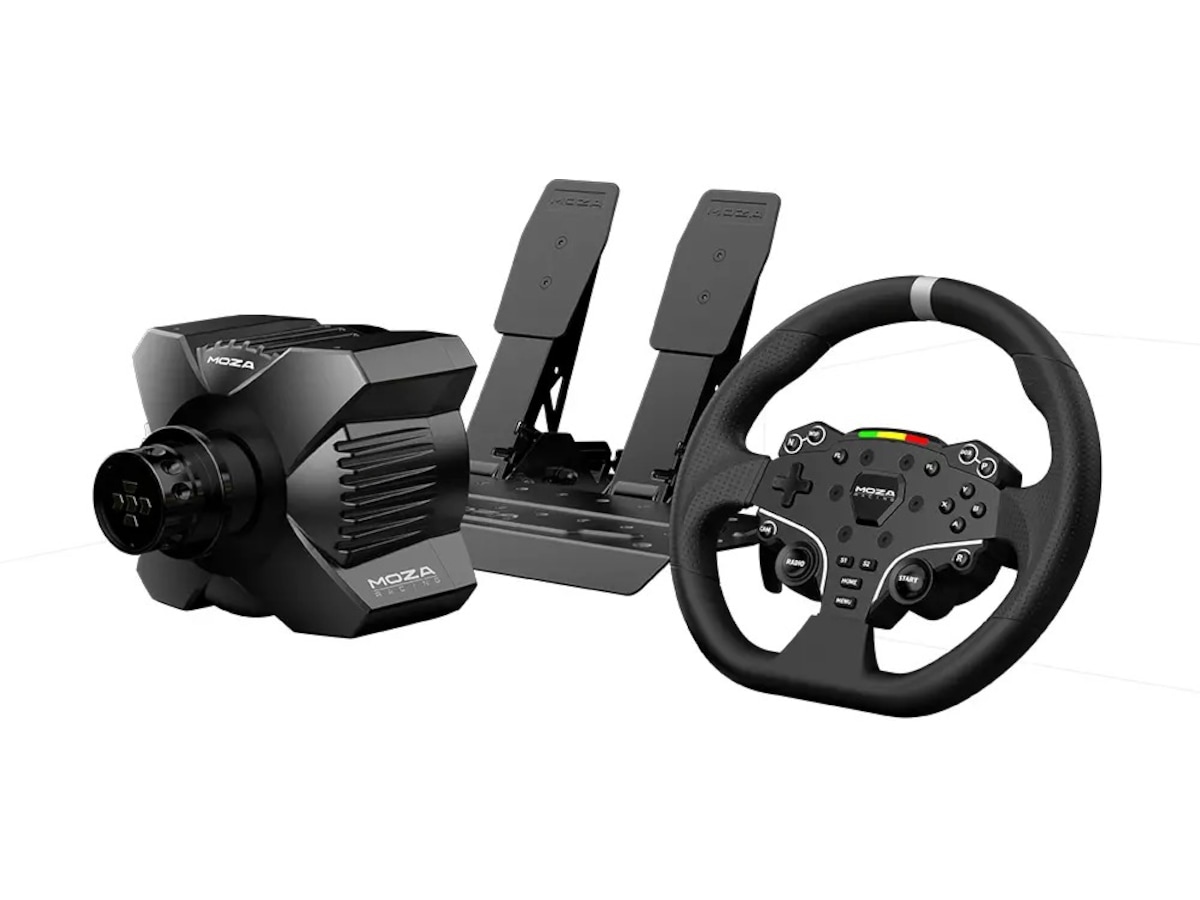 MOZA R3 Racing Simulator Bundle för PC Ratt & pedaler