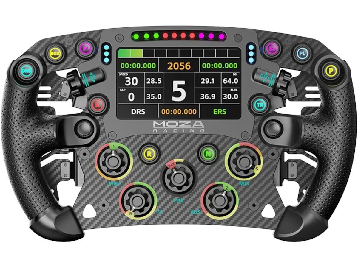 MOZA FSR2 Formula Wheel Ratt & pedaler