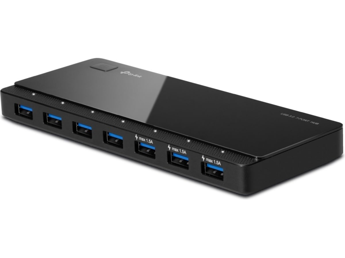 TP-Link UH700 USB 3.0 7-Port Hub Dockningsstation och USB-hub
