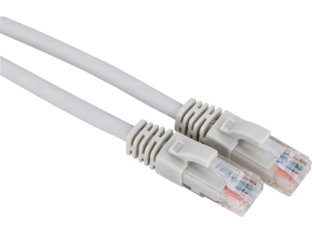 Nätverkskabel Cat6 grå 2m Nätverkskablar