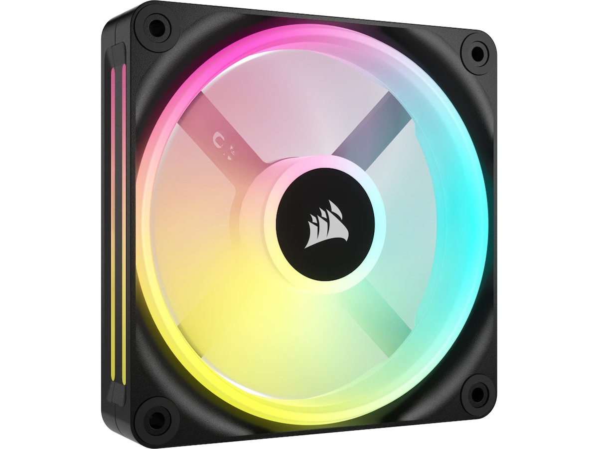 Corsair iCUE LINK QX120 RGB 120mm Fläkt (svart) Fläkt
