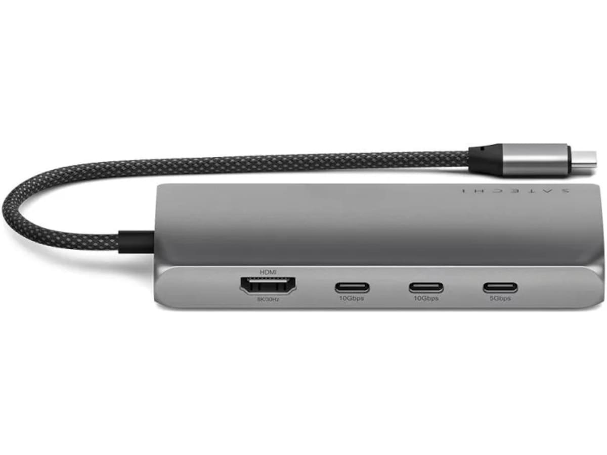 Satechi Multiport 8K Docking (space gray) Dockningsstation och USB-hub