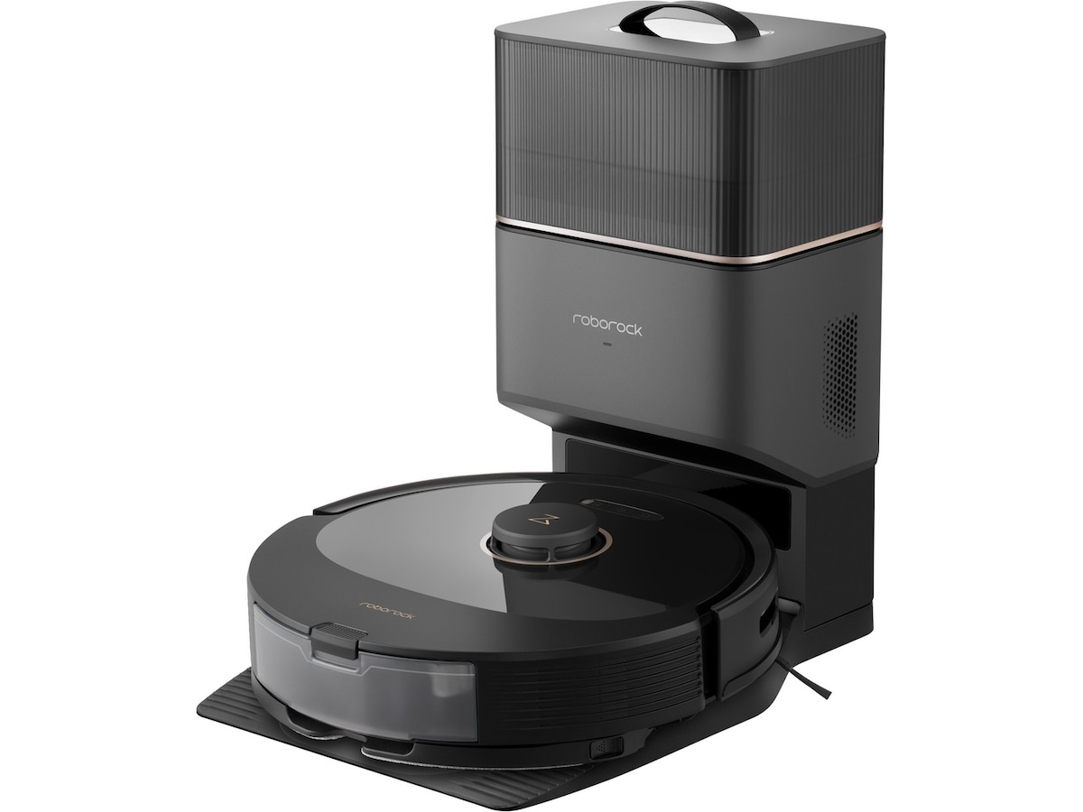 Roborock Q8 Max+ med tömningsstation (svart) Robotdammsugare