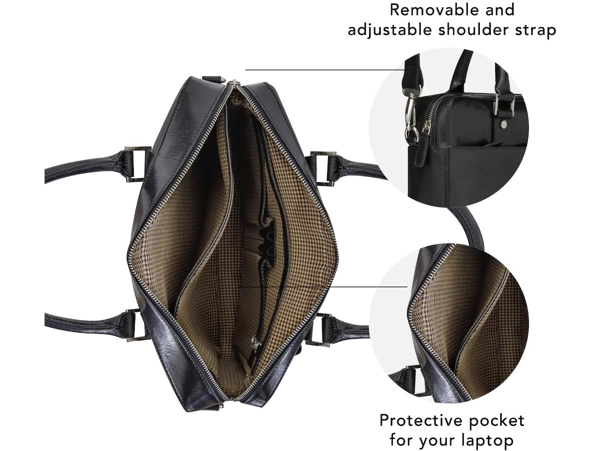 dbramante1928 Rosenborg PC väska 14" (svart) Ryggsäck, väska och fodral