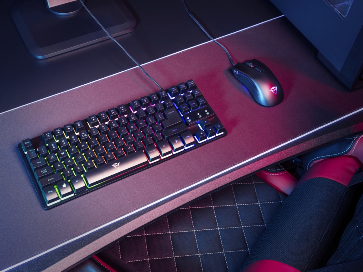 Trust GXT 833 Thado Gaming Tangentbord TKL (svart) Gamingtangentbord