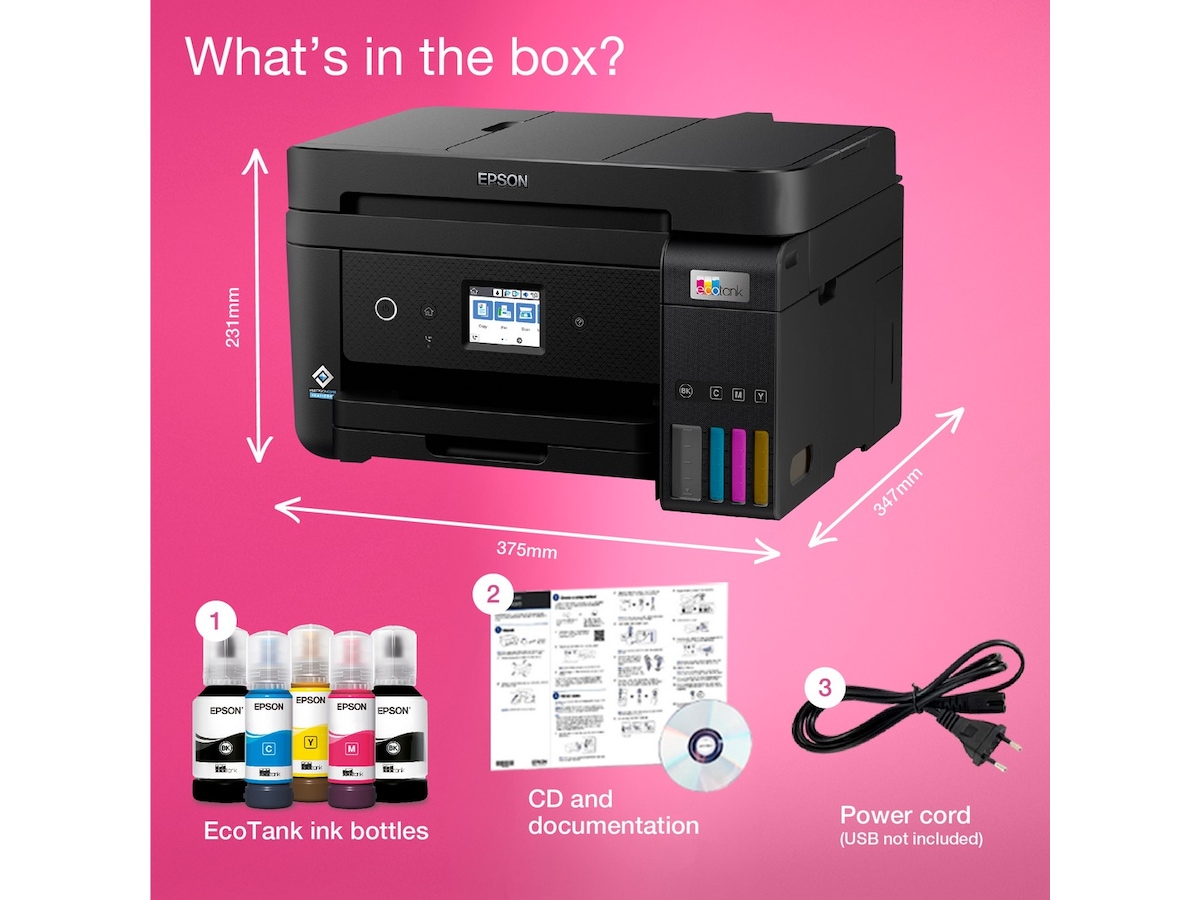 Epson Ecotank ET-4850 bläckstråleskrivare Skrivare