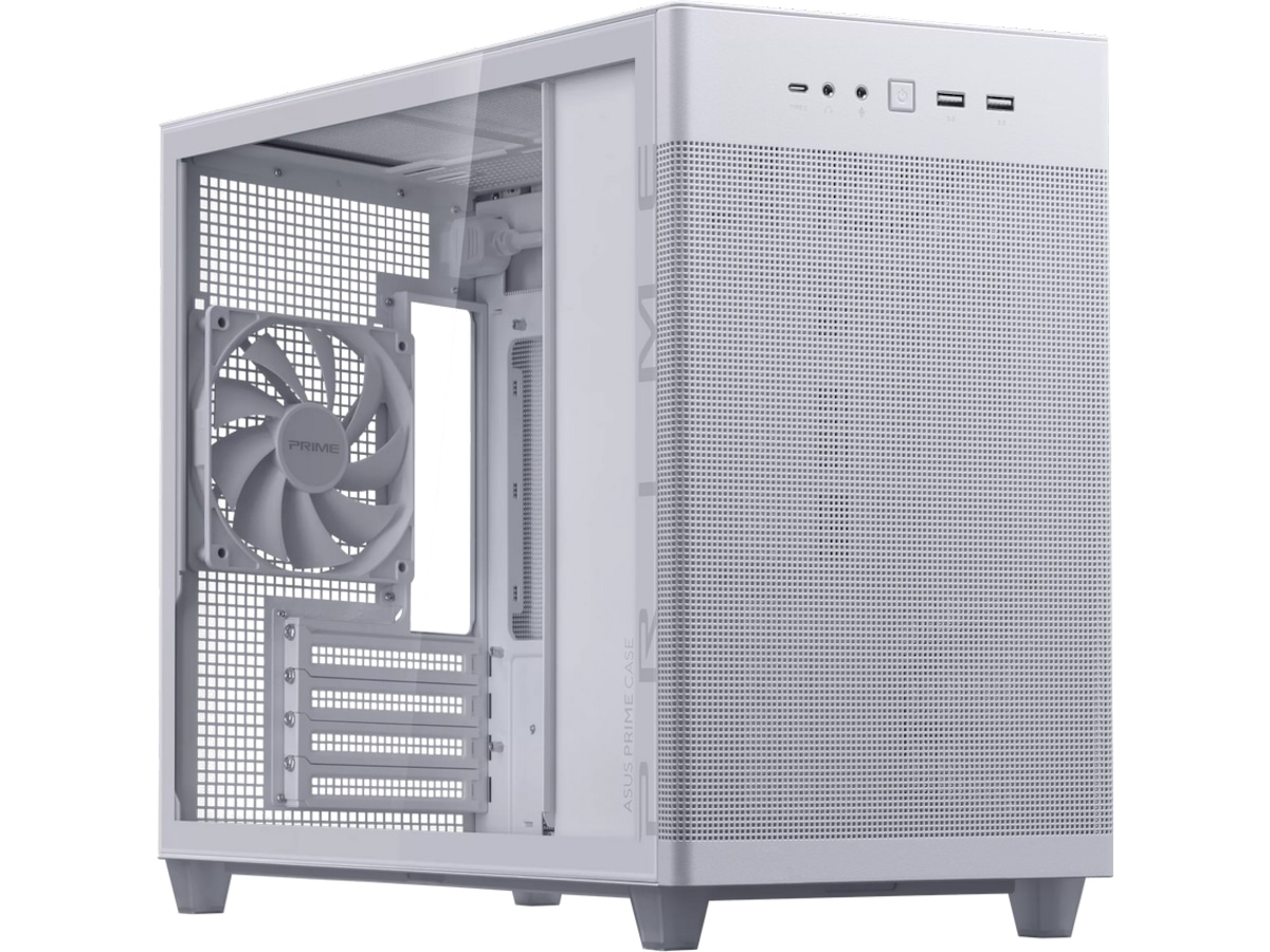 ASUS Prime AP201 Tempered Glass Mini Tower (vit) Mini/Micro/Nano tower