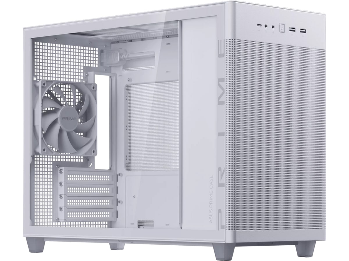 ASUS Prime AP201 Tempered Glass Mini Tower (vit) Mini/Micro/Nano tower