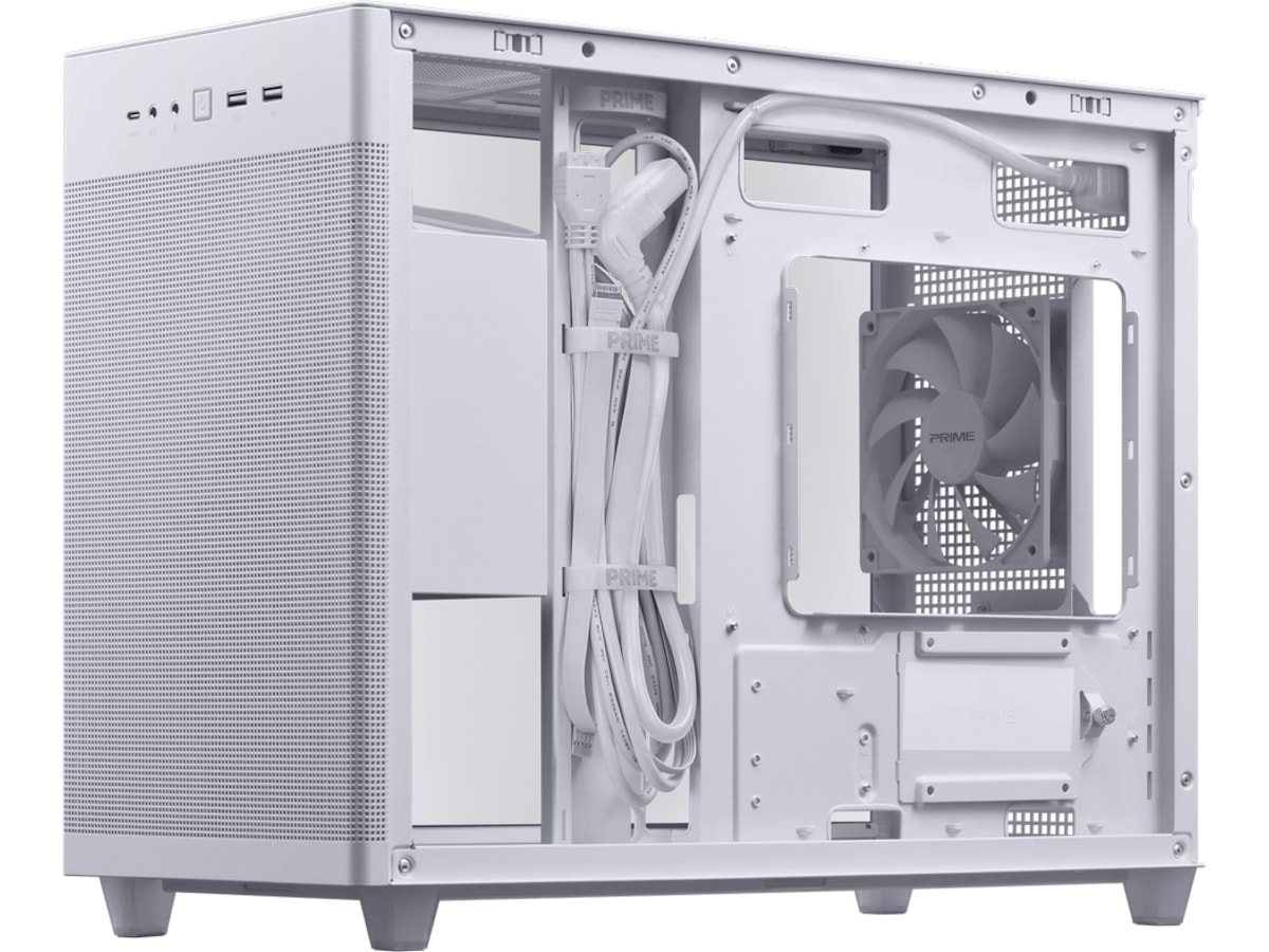 ASUS Prime AP201 Tempered Glass Mini Tower (vit) Mini/Micro/Nano tower