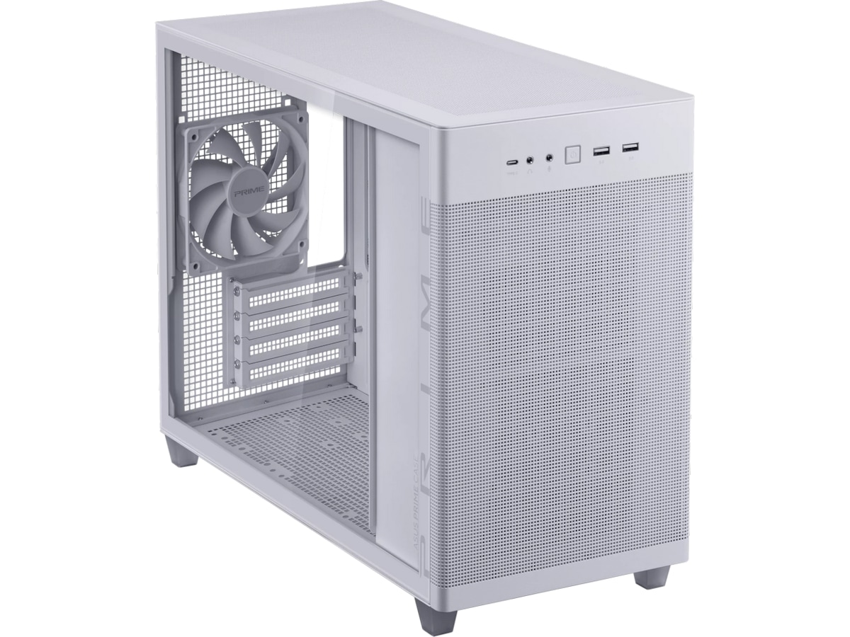ASUS Prime AP201 Tempered Glass Mini Tower (vit) Mini/Micro/Nano tower