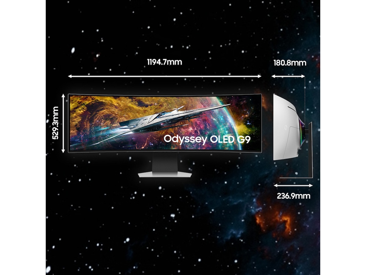 Samsung 49" Odyssey OLED Curved gamingskärm S49CG95 Datorskärm