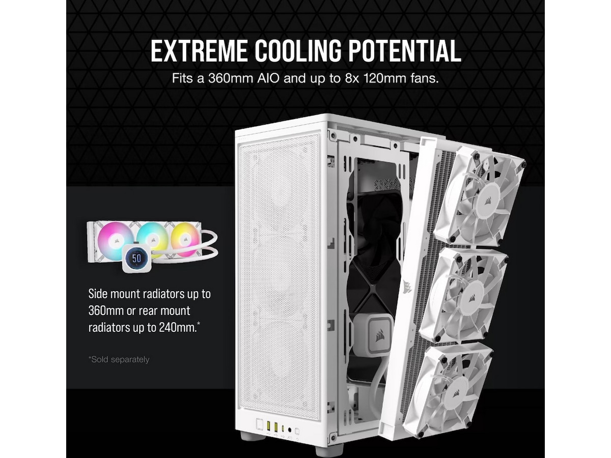 Corsair 2000D AIRFLOW Mini-ITX (vit) Mini/Micro/Nano tower